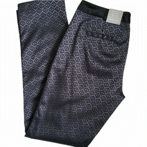 Smart Set Dress Pants. Size 6 Shimmery Print. Black/Silver